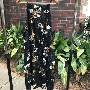 Mossimo Black and Gold Halter Dress